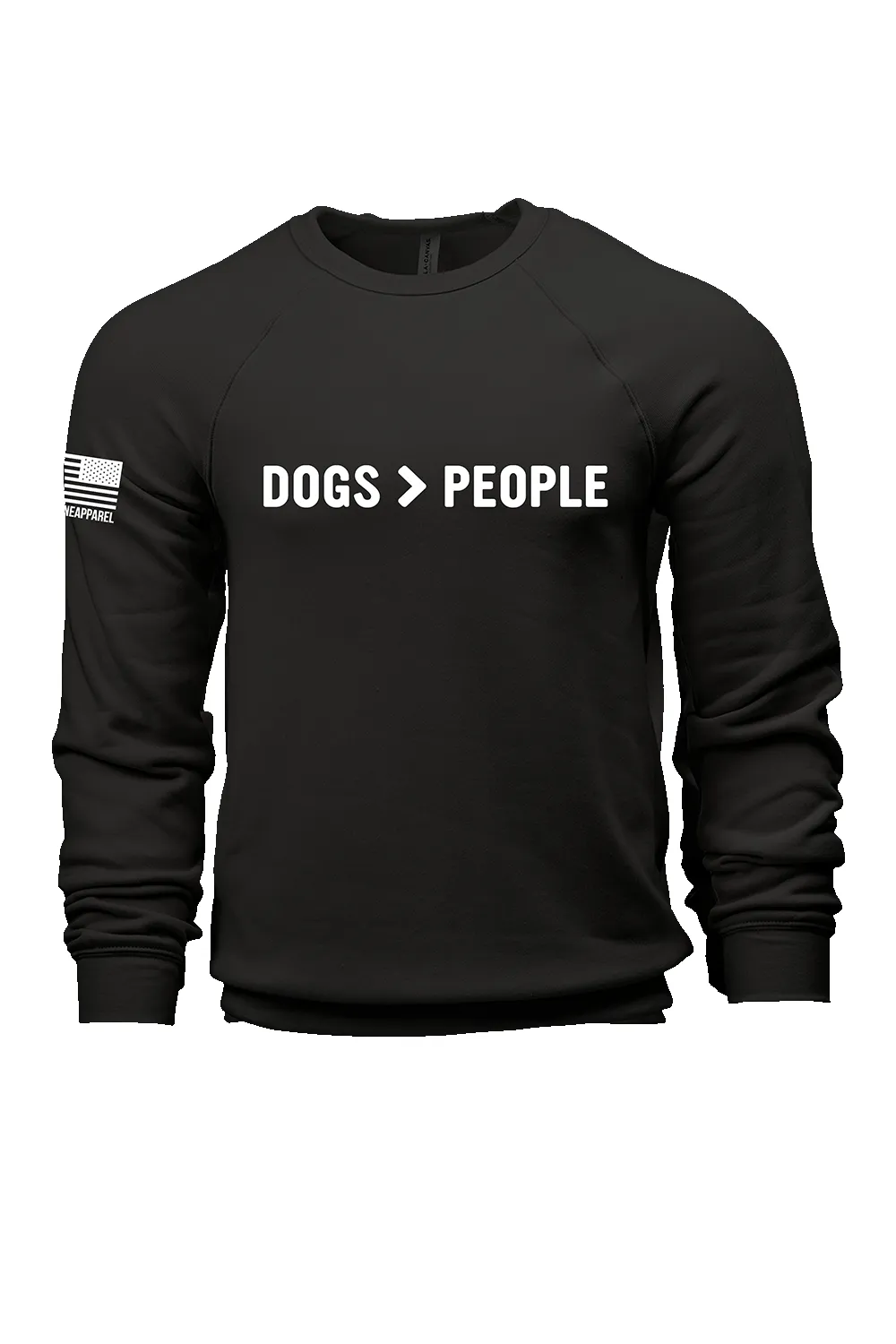 Dogs > People - Sweatshirt sold by Nine Line