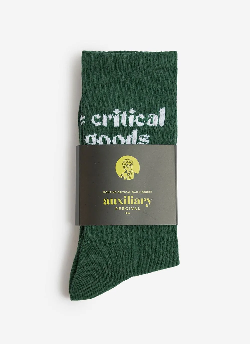 Auxiliary Socks 01 | Cotton | Forest sold by Percival