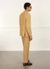 Tailored Linen Blazer | Camel sold by Percival