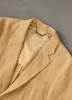 Tailored Linen Blazer | Camel sold by Percival
