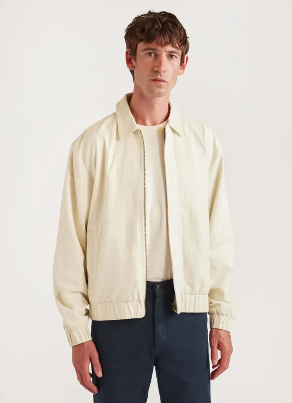 Tonal Tape Coach Jacket | Umbro x Percival | Ecru sold by Percival