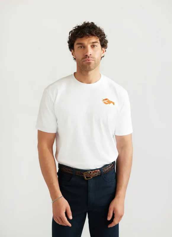 The Hamptons T Shirt | Seinfeld x Percival | White sold by Percival
