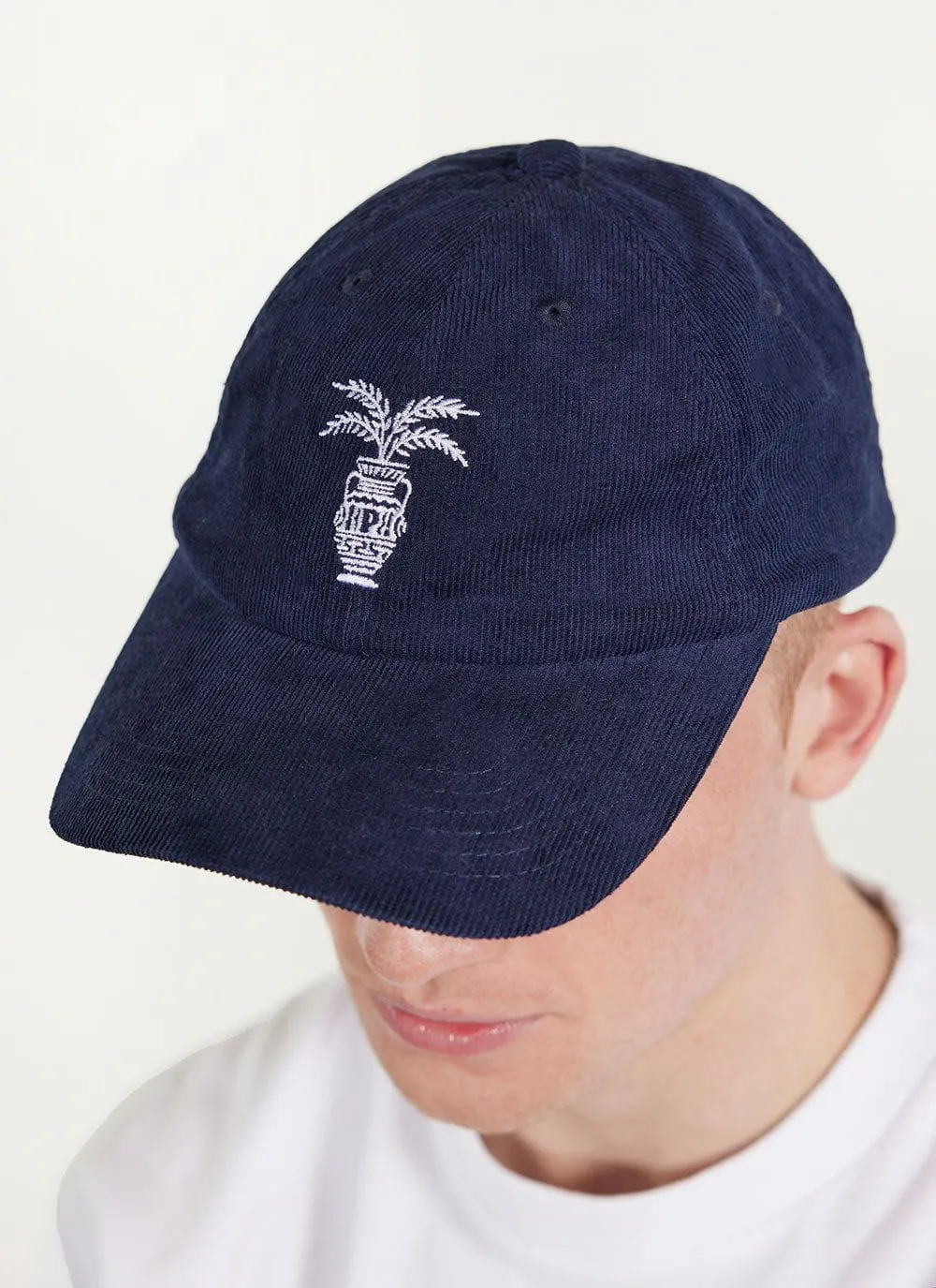 Greek Frieze Cap | Corduroy | Navy sold by Percival product image thumbnail 2