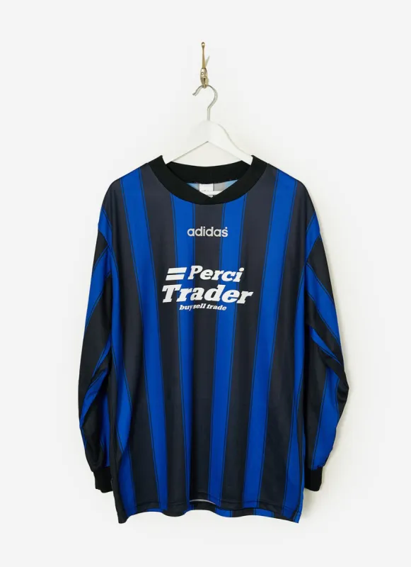 90s Adidas Shirt #15 | Percival x Classic Football Shirts | Blue with Black sold by Percival