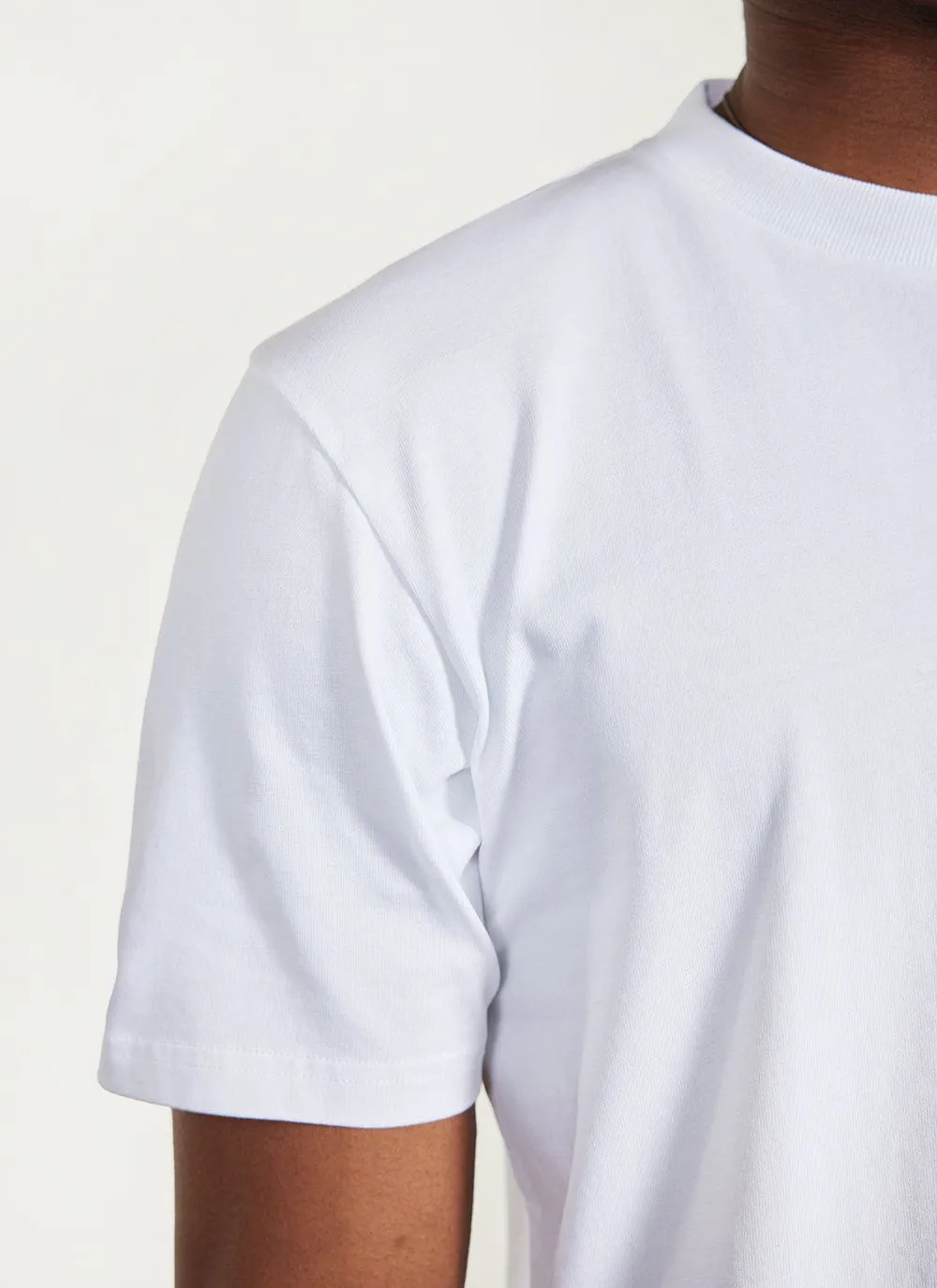 Galaxy Cat T Shirt | Embroidered Organic Cotton | White sold by Percival product image thumbnail 5