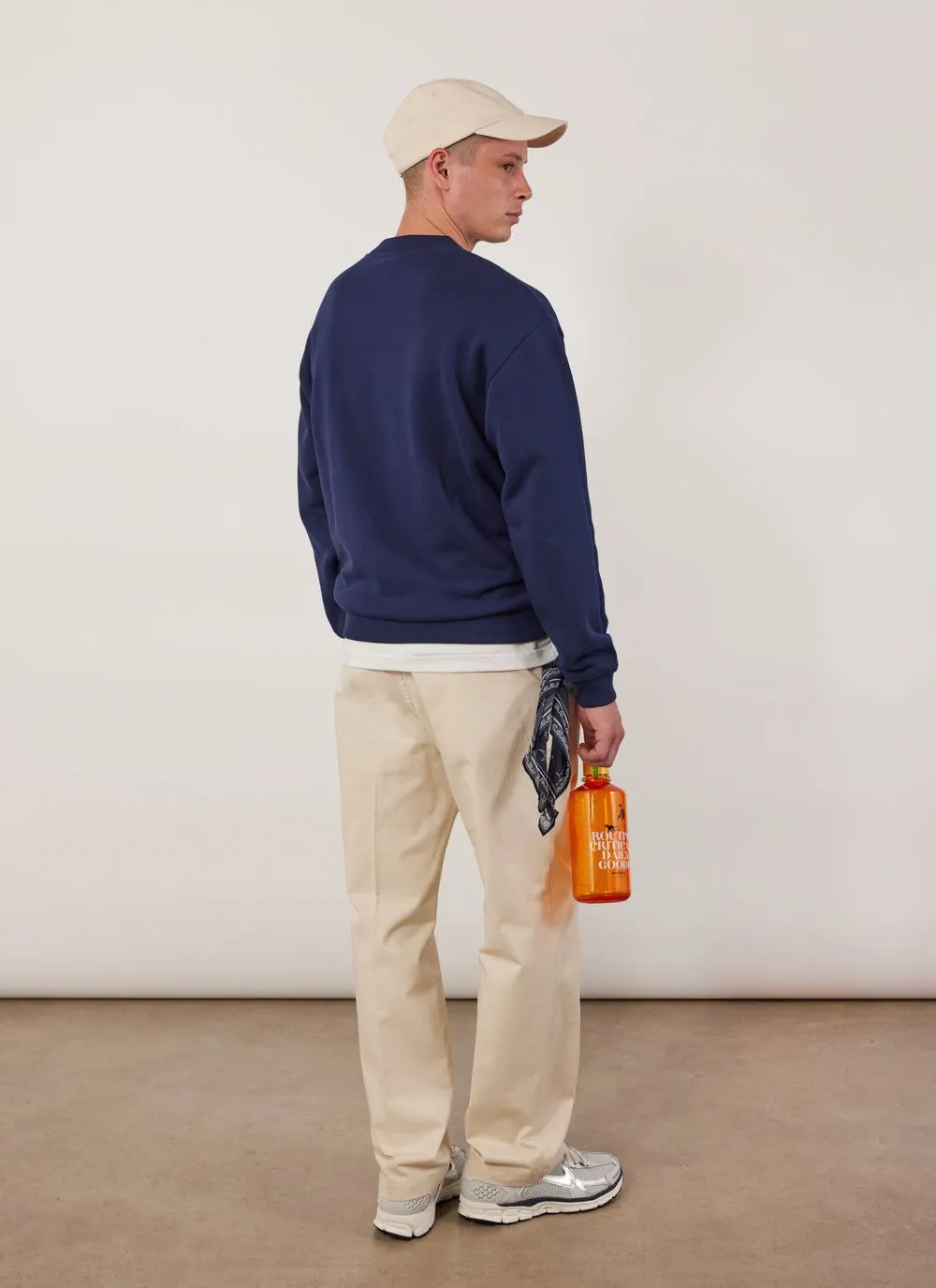 Canard Auxiliary Sweatshirt | Cotton | Navy sold by Percival product image thumbnail 4