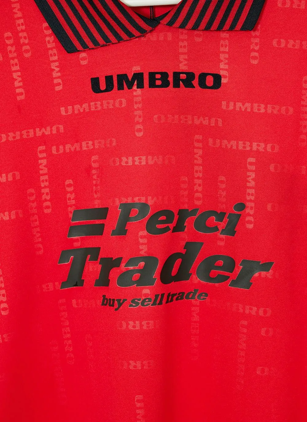 90s Umbro Shirt #12 | Percival x Classic Football Shirts | Red sold by Percival product image thumbnail 2