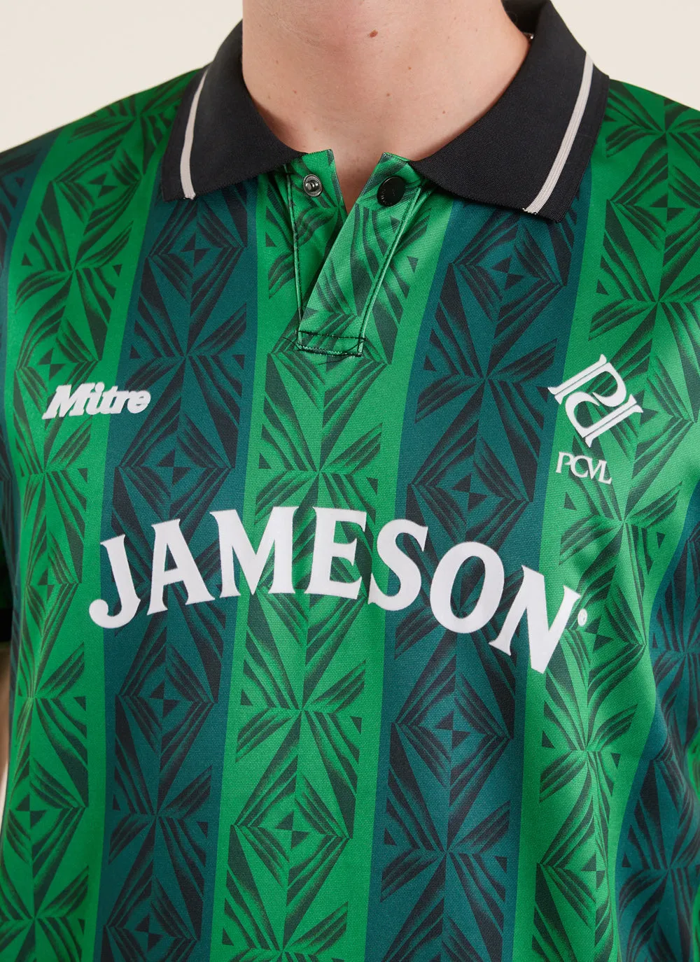 Inform Side Football Shirt | JAMESON x Percival | Green sold by Percival product image thumbnail 3