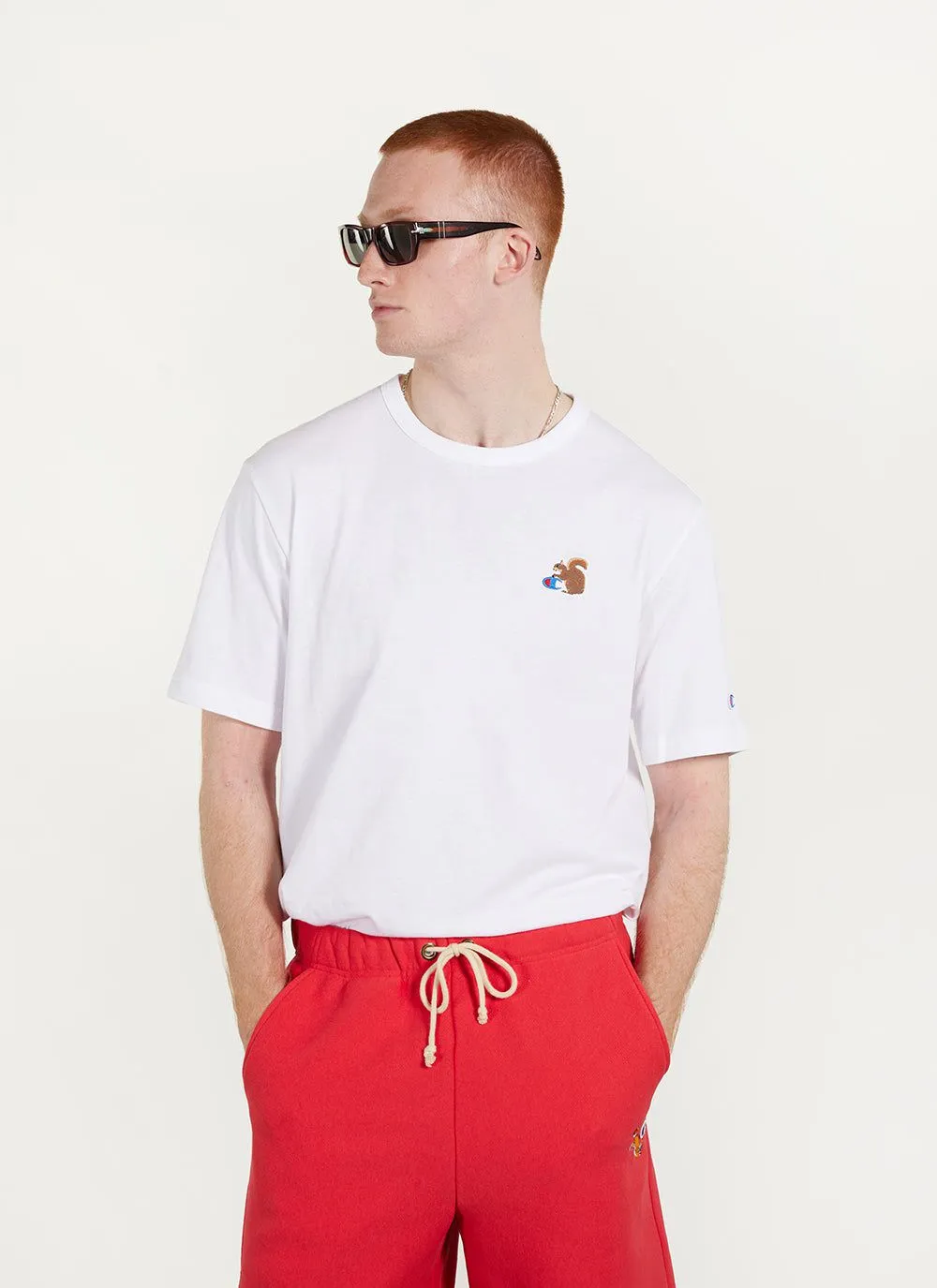Squirrel T Shirt | Champion and Percival | White sold by Percival product image thumbnail 5
