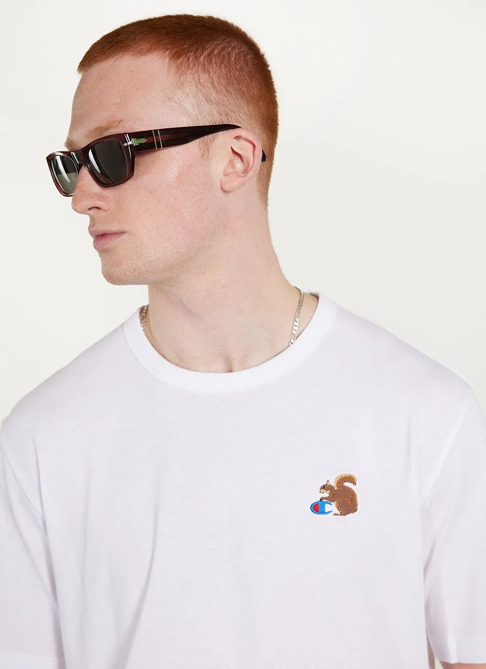 Squirrel T Shirt | Champion and Percival | White sold by Percival product image thumbnail 3