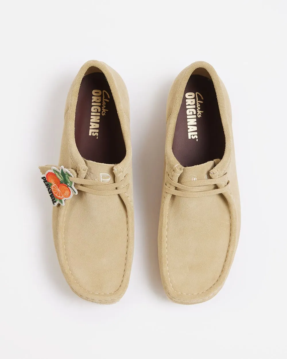 Embroidered Wallabee | Clarks Originals x Percival | Maple Suede sold by Percival product image thumbnail 4