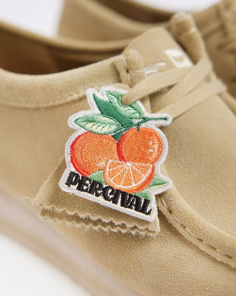Embroidered Wallabee | Clarks Originals x Percival | Maple Suede sold by Percival product image thumbnail 2