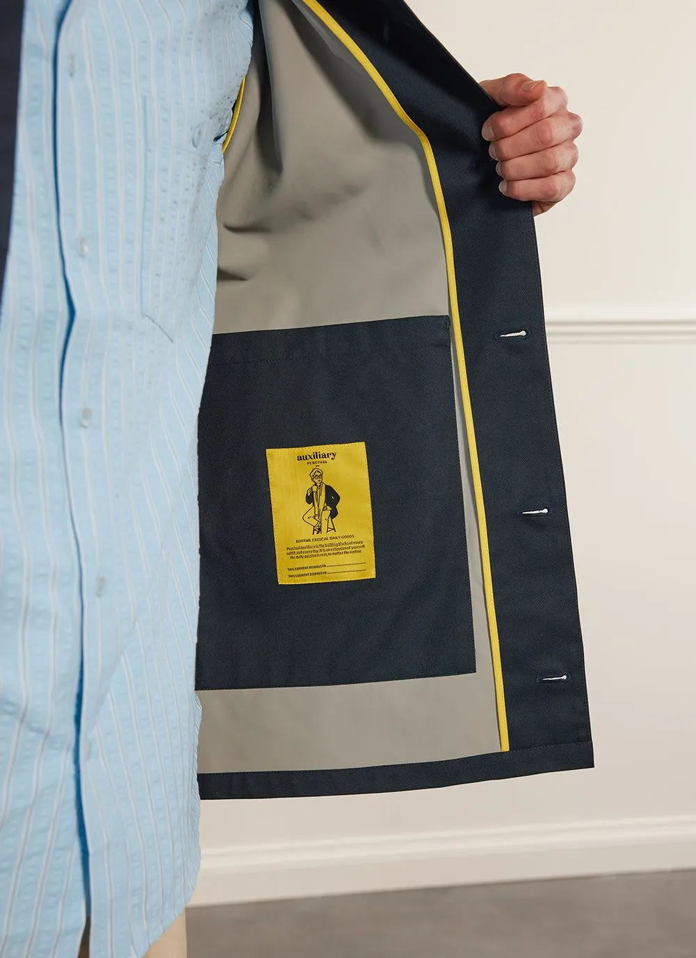 2024 Archive Waterproof Sherlock | Navy with Grey sold by Percival product image thumbnail 3