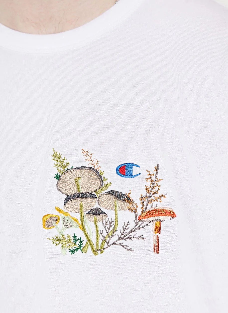 Fungus Pals T Shirt | Champion and Percival | White sold by Percival