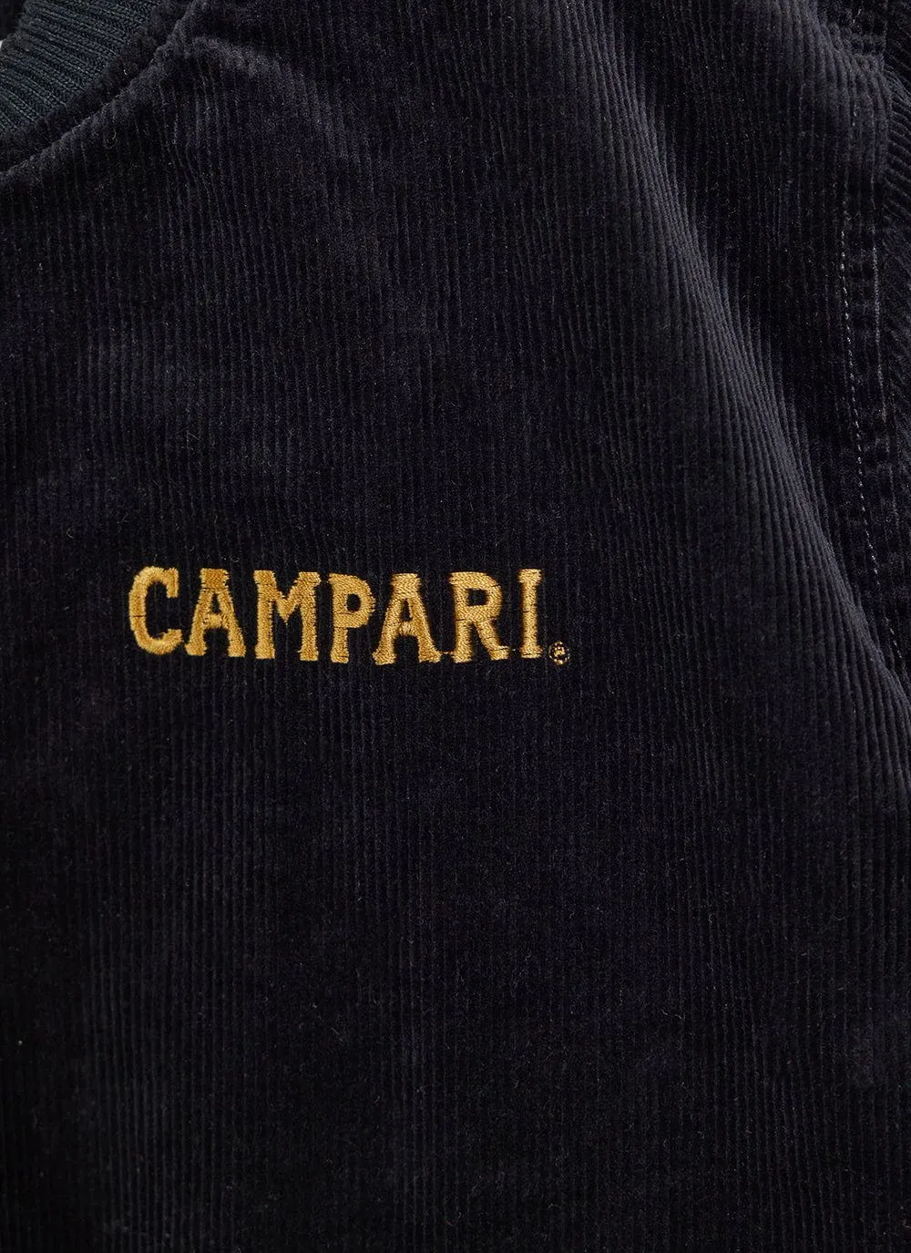 Negroni Embroidered Bomber Jacket | Corduroy | Navy sold by Percival product image thumbnail 3