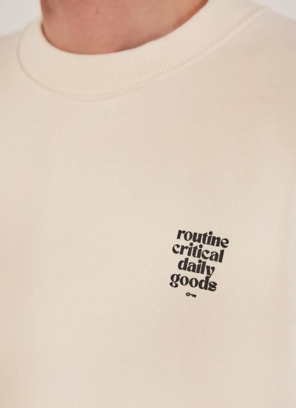 Bark and Stroll Auxiliary Sweatshirt | Cotton | Ecru sold by Percival product image thumbnail 4