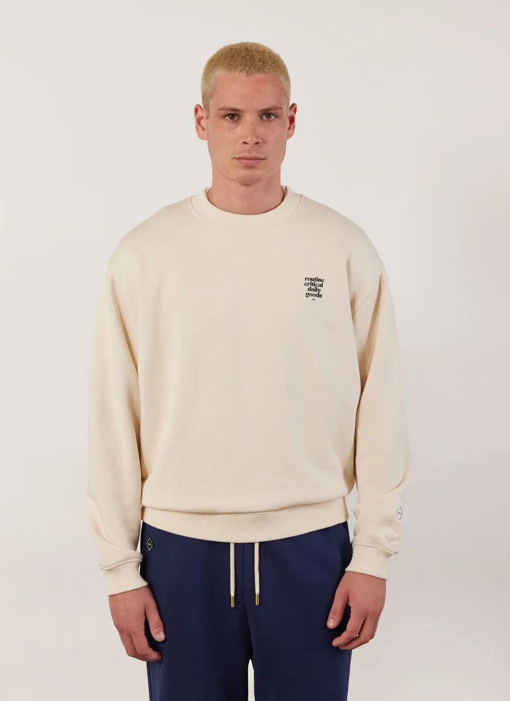 Bark and Stroll Auxiliary Sweatshirt | Cotton | Ecru sold by Percival product image thumbnail 2