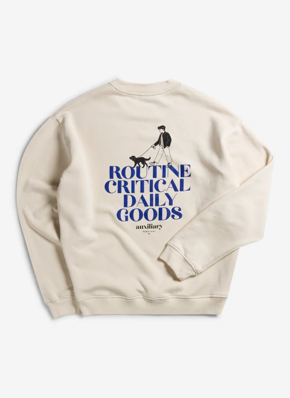 Bark and Stroll Auxiliary Sweatshirt | Cotton | Ecru sold by Percival