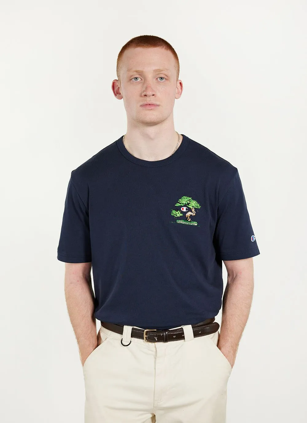 Bonsai T Shirt | Champion and Percival | Navy sold by Percival product image thumbnail 2