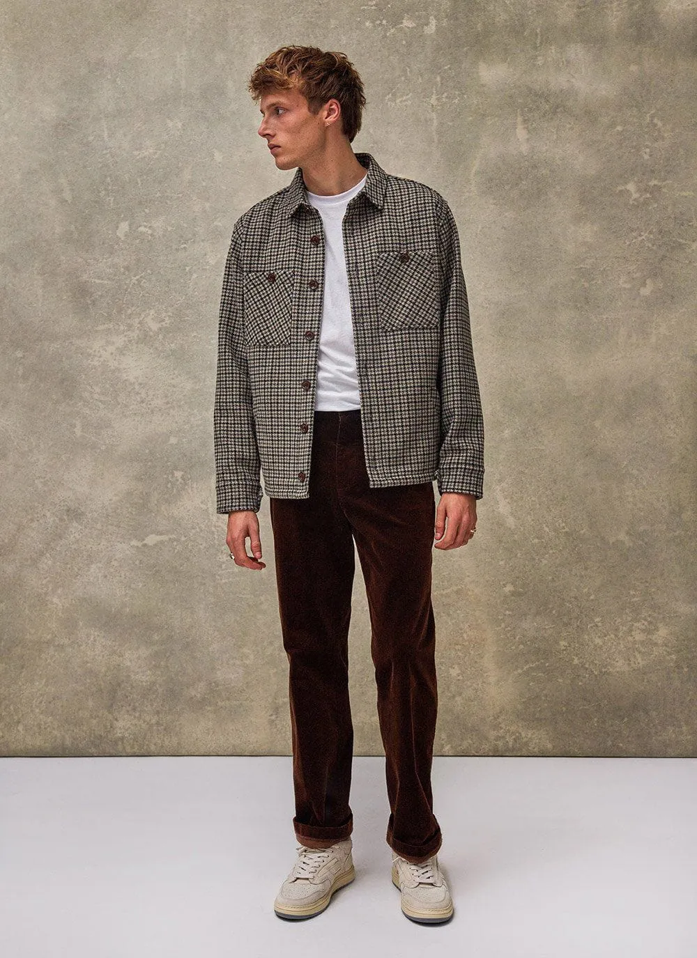 Straight Leg Trousers | Cotton Corduroy | Espresso sold by Percival product image thumbnail 4