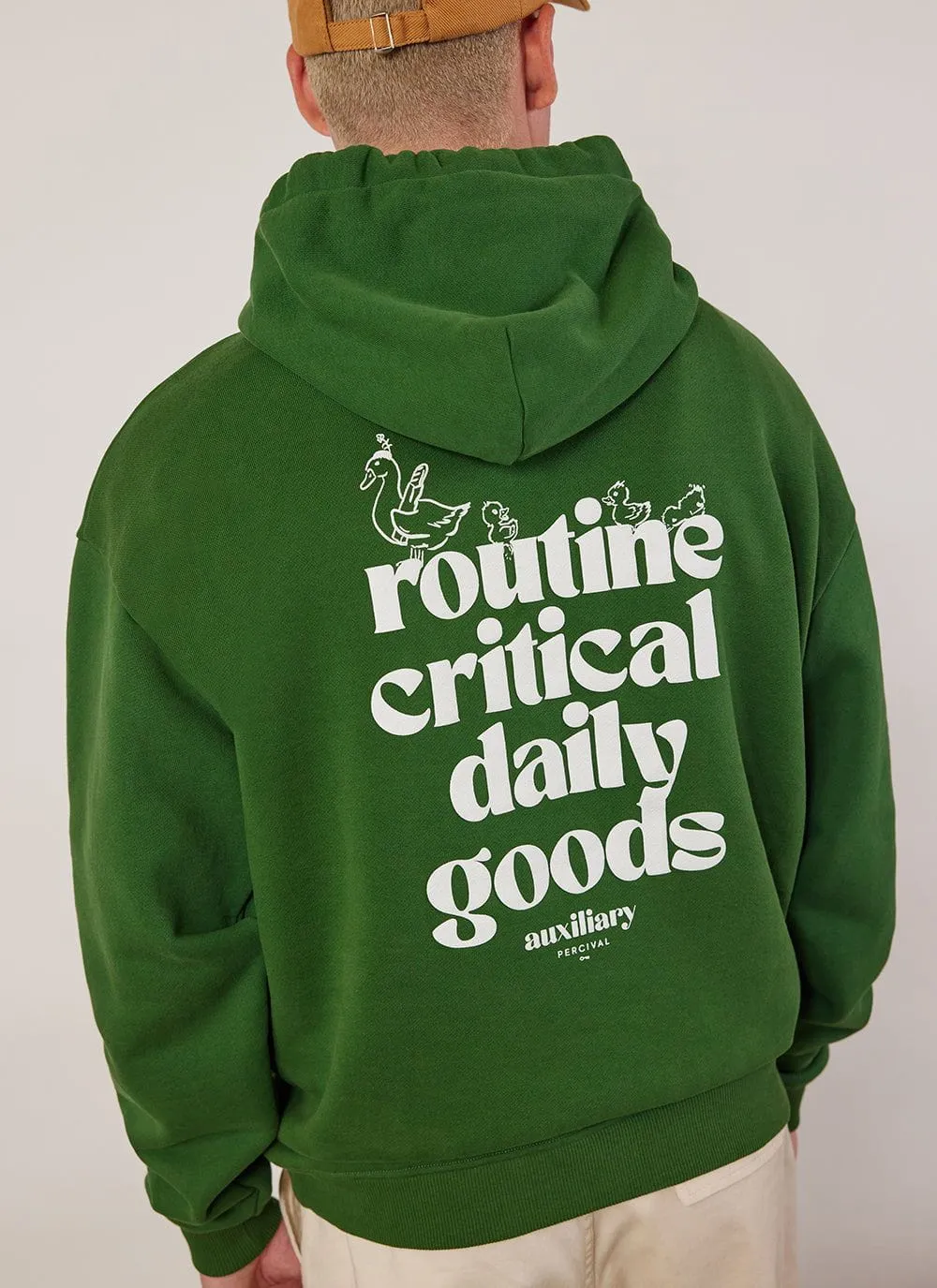Canard Auxiliary Hoodie | Cotton | Forest sold by Percival product image thumbnail 3