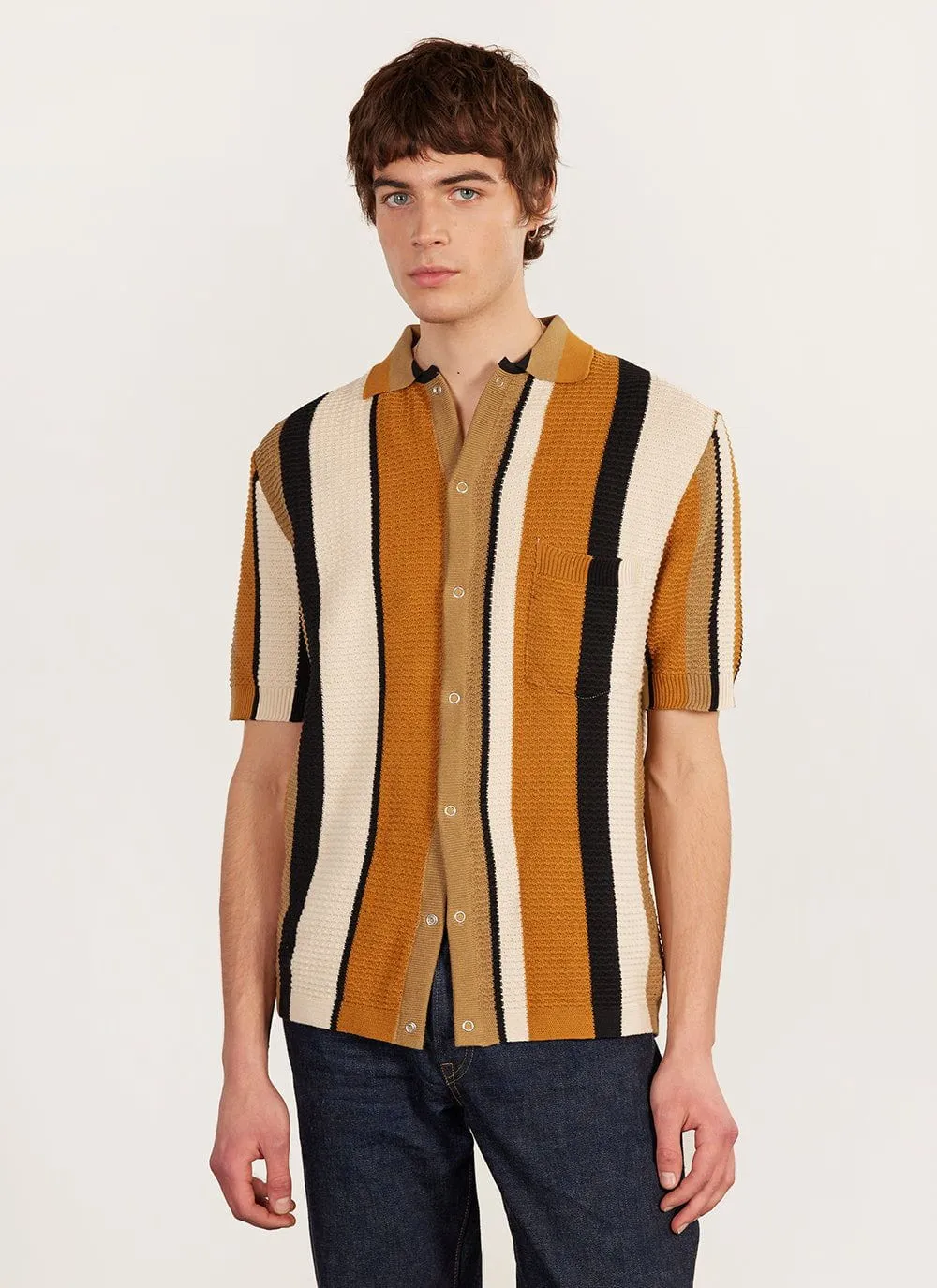 Adaman Breeze Shirt | Knitted Cotton | Dune sold by Percival product image thumbnail 4