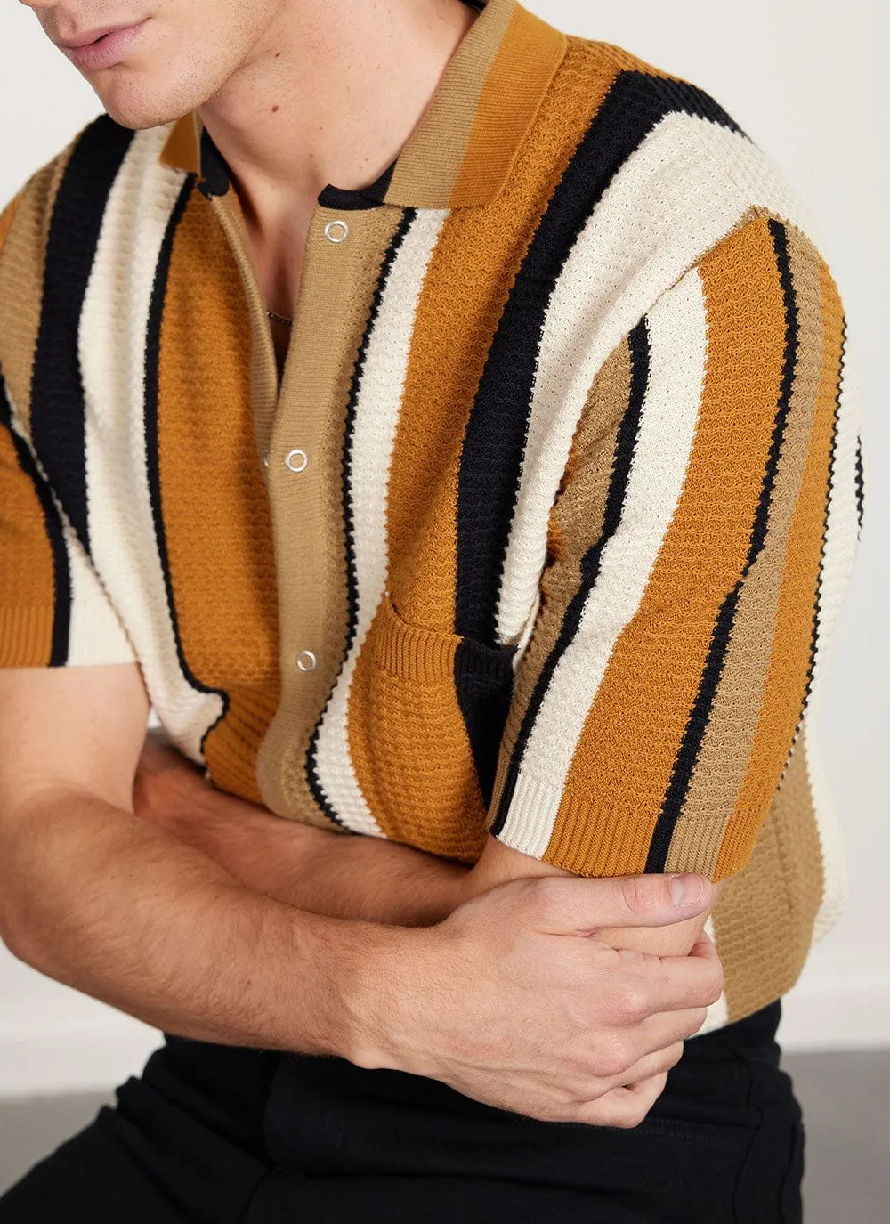Adaman Breeze Shirt | Knitted Cotton | Dune sold by Percival product image thumbnail 2