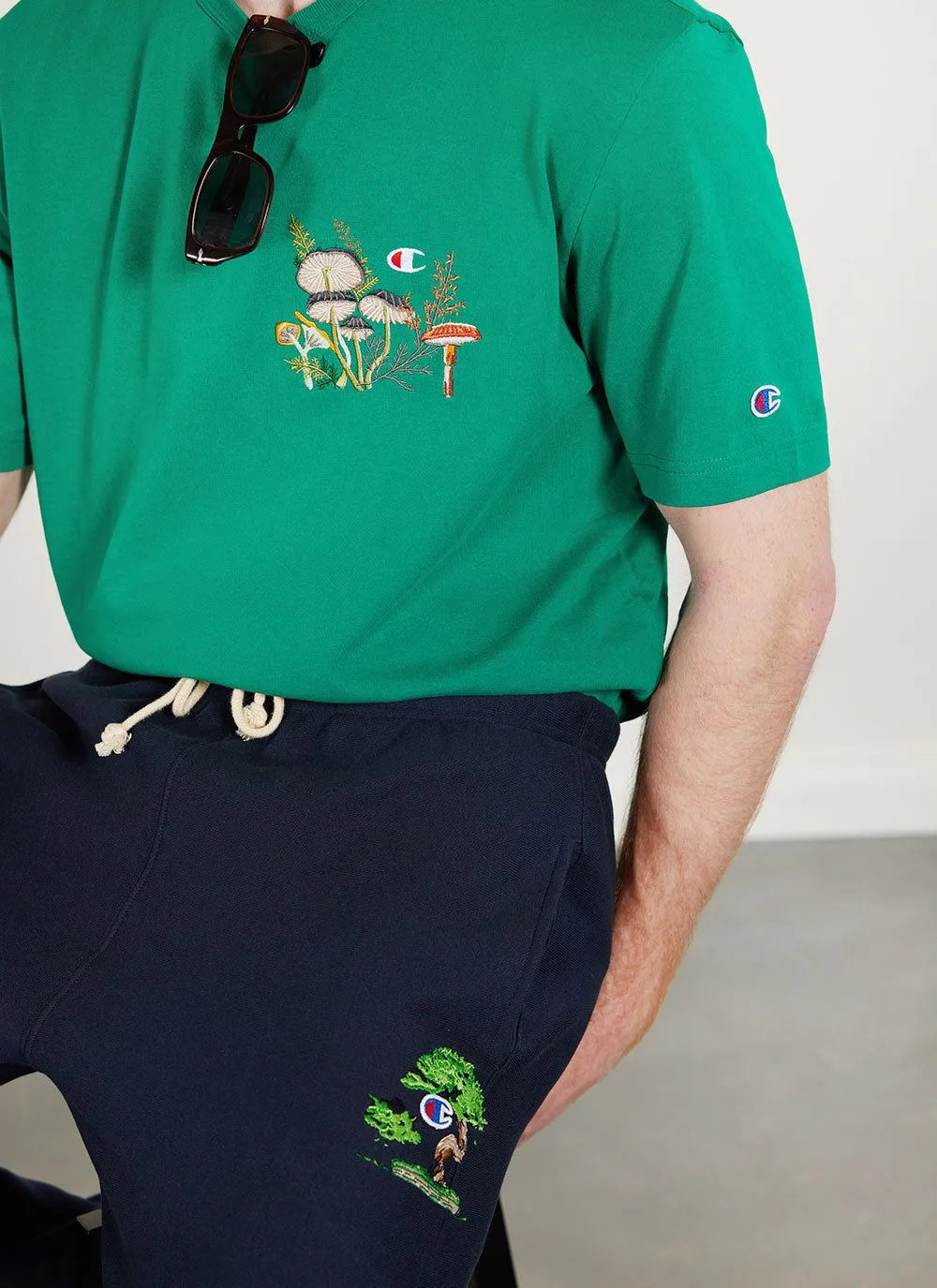 Fungus Pals T Shirt | Champion and Percival | Green sold by Percival product image thumbnail 4