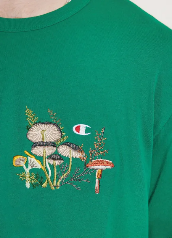 Fungus Pals T Shirt | Champion and Percival | Green sold by Percival