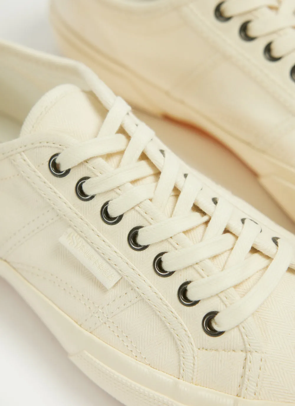 Superga Trainers | 2750 OG Herringbone | Off White sold by Percival product image thumbnail 2