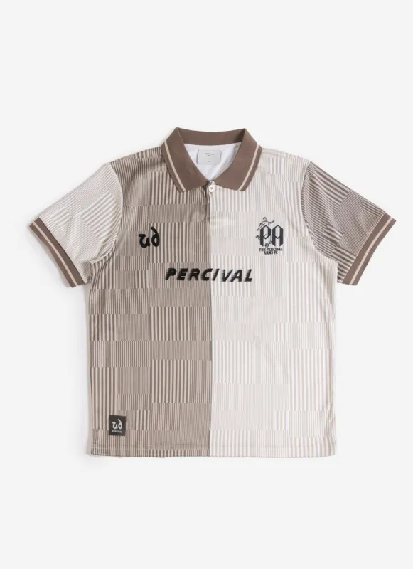 Football Shirt | Uniform Display x Percival Knitwear | Espresso sold by Percival