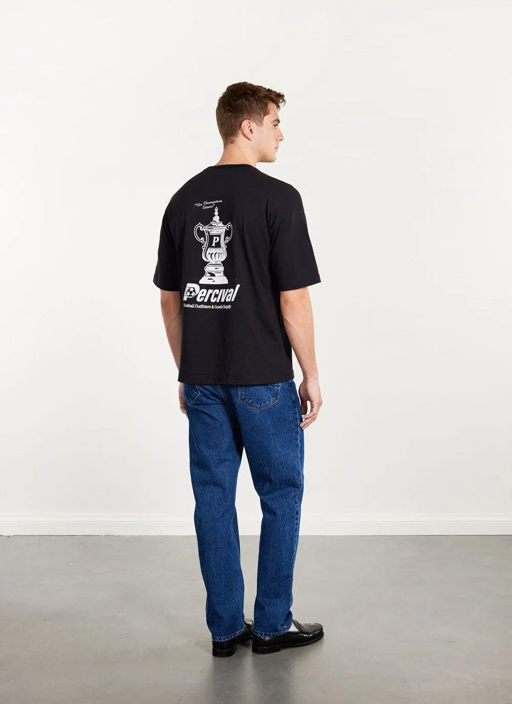 Trophy Oversized T Shirt | Champion and Percival | Black sold by Percival product image thumbnail 2