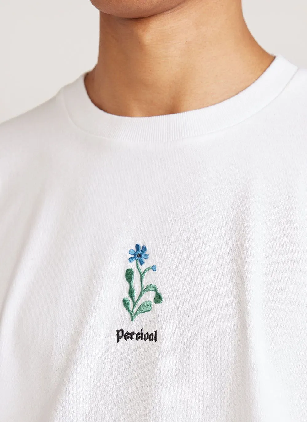 Wildflower Long Sleeve T Shirt | Percival x Sophy Hollington | White sold by Percival product image thumbnail 2