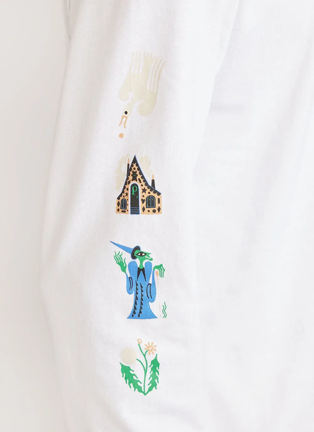 Wildflower Long Sleeve T Shirt | Percival x Sophy Hollington | White sold by Percival product image thumbnail 4