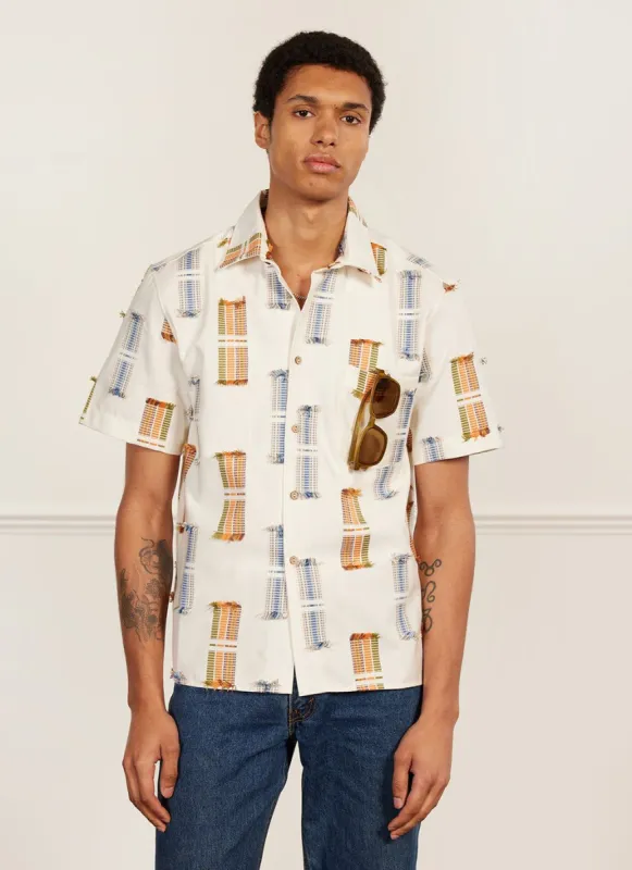 Ambassador Boxy Clerk Shirt | Organic Cotton | Ecru sold by Percival