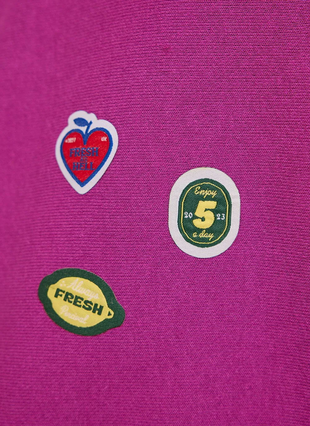 Perci-Post Stamps Sweatshirt | Champion and Percival | Magenta sold by Percival product image thumbnail 4