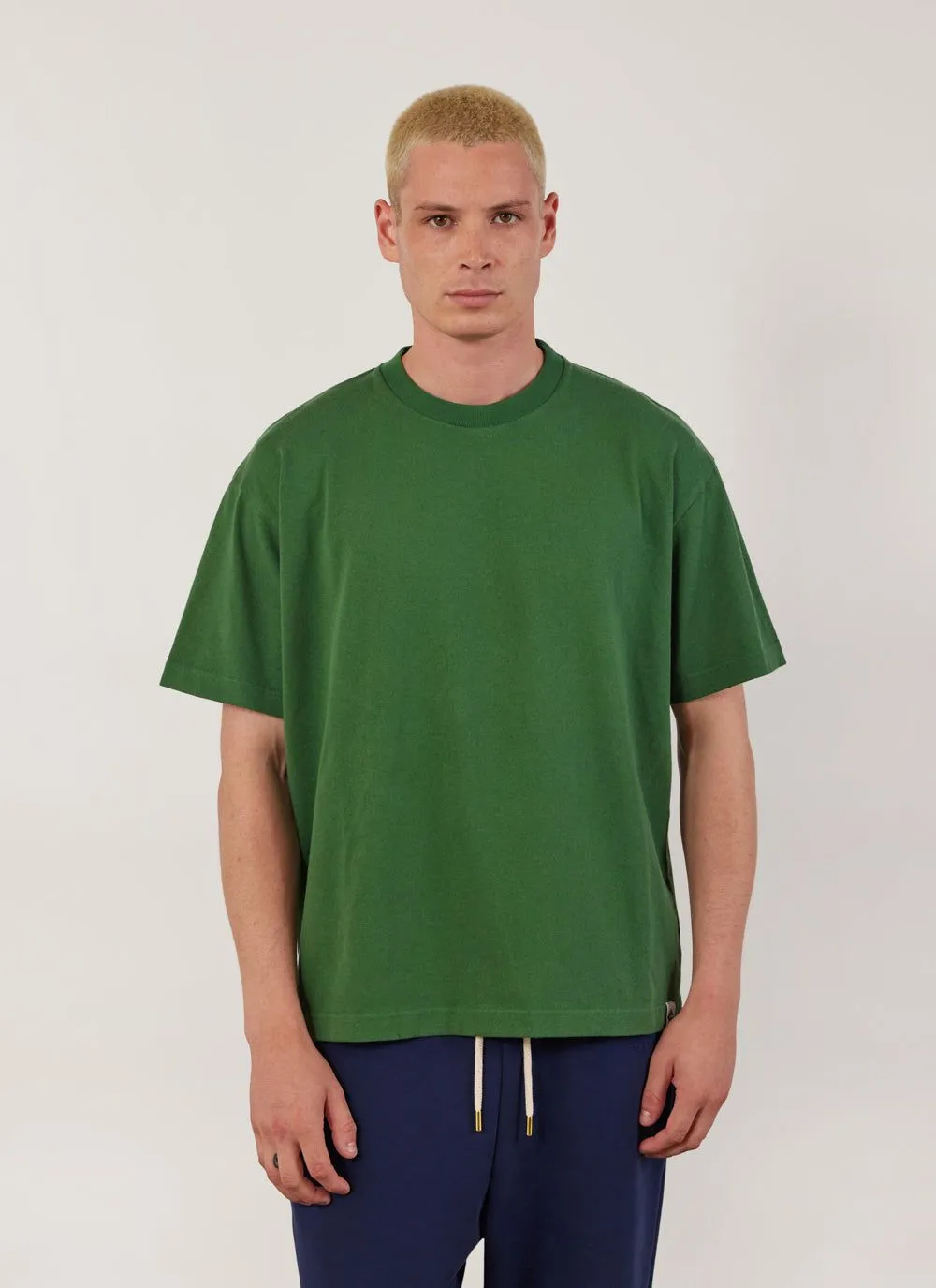 3 Pack Oversized Auxiliary T Shirts | Organic Cotton | White / Forest / Black sold by Percival product image thumbnail 2