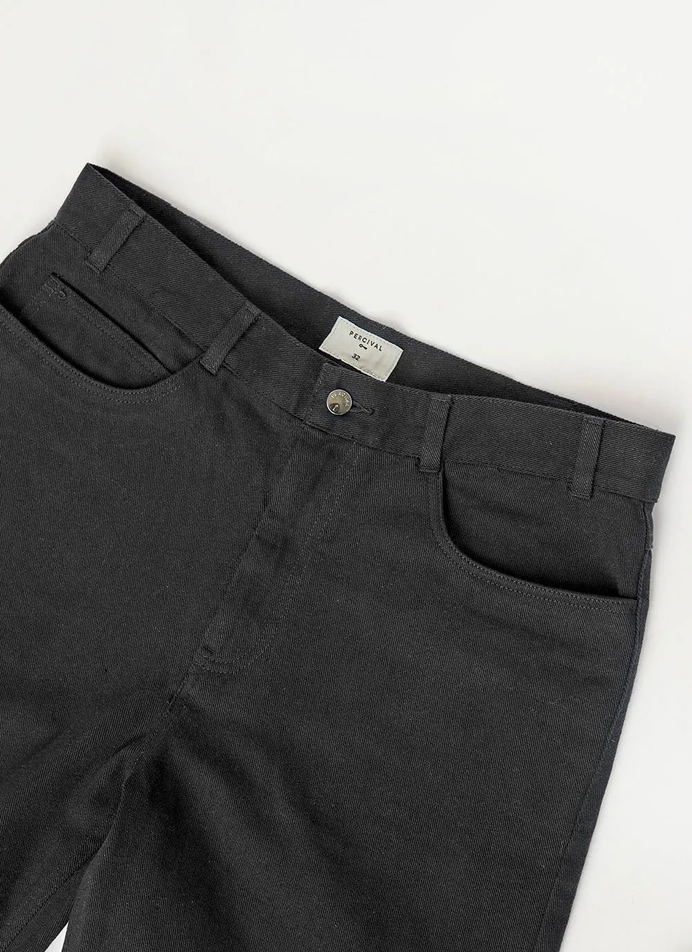 5 Pocket Twill Trousers | Black sold by Percival product image thumbnail 5