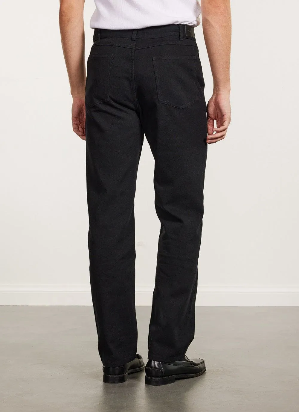 5 Pocket Twill Trousers | Black sold by Percival product image thumbnail 3
