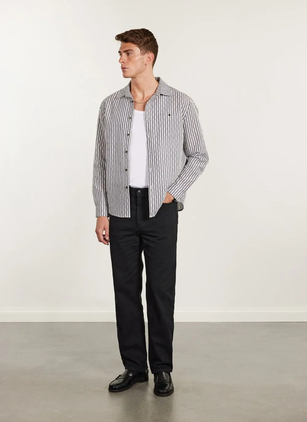 5 Pocket Twill Trousers | Black sold by Percival product image thumbnail 4