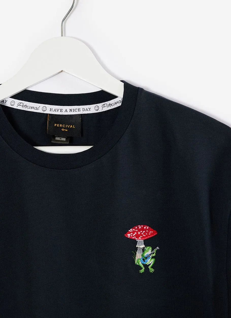 T Shirt | Shroom Frog | Navy sold by Percival product image thumbnail 2