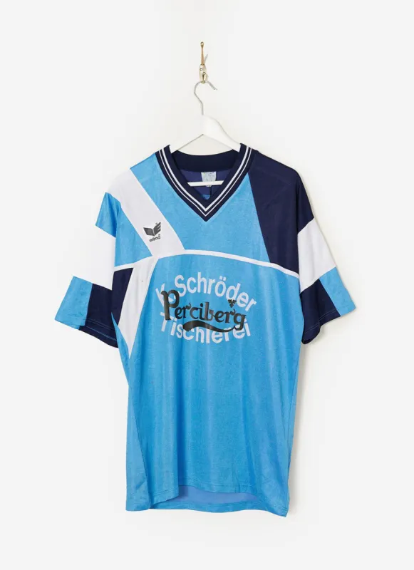 90s Vintage Shirt #37 | Percival x Classic Football Shirts | Blue sold by Percival