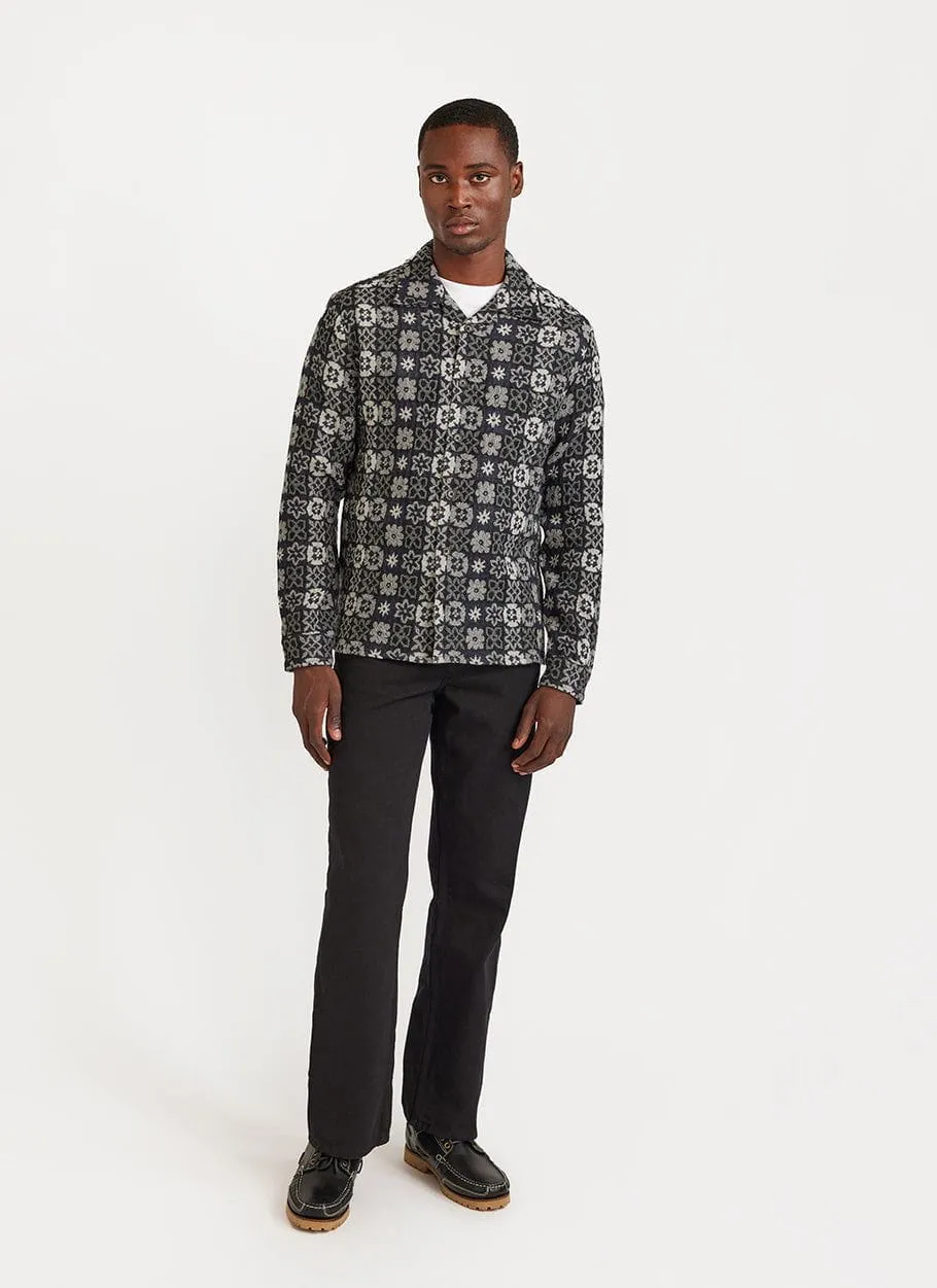 Ashdown Wildflower Shirt | Wool | Black Multi sold by Percival product image thumbnail 5