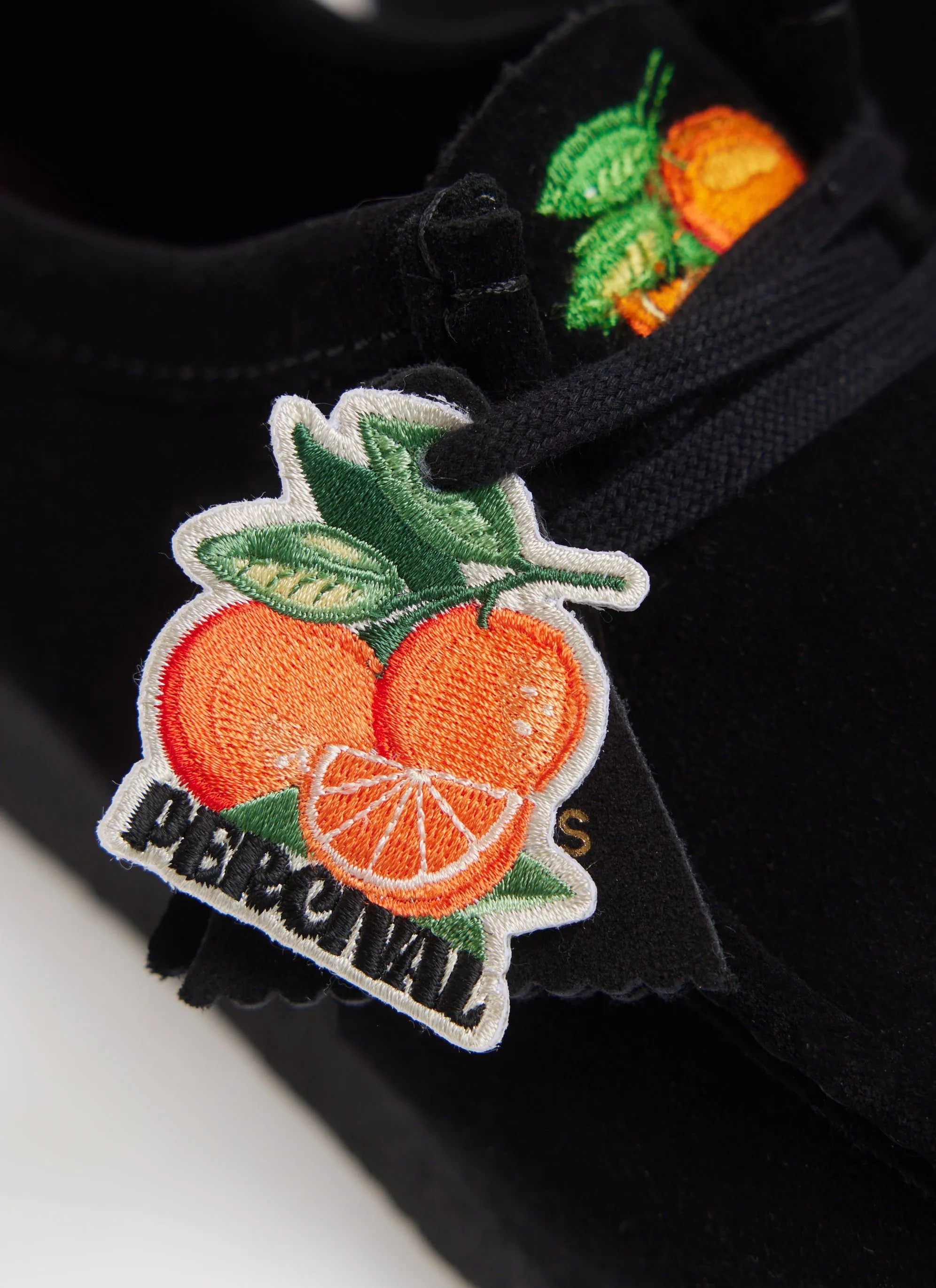 Embroidered Wallabee | Clarks Originals x Percival | Black Suede sold by Percival product image thumbnail 2