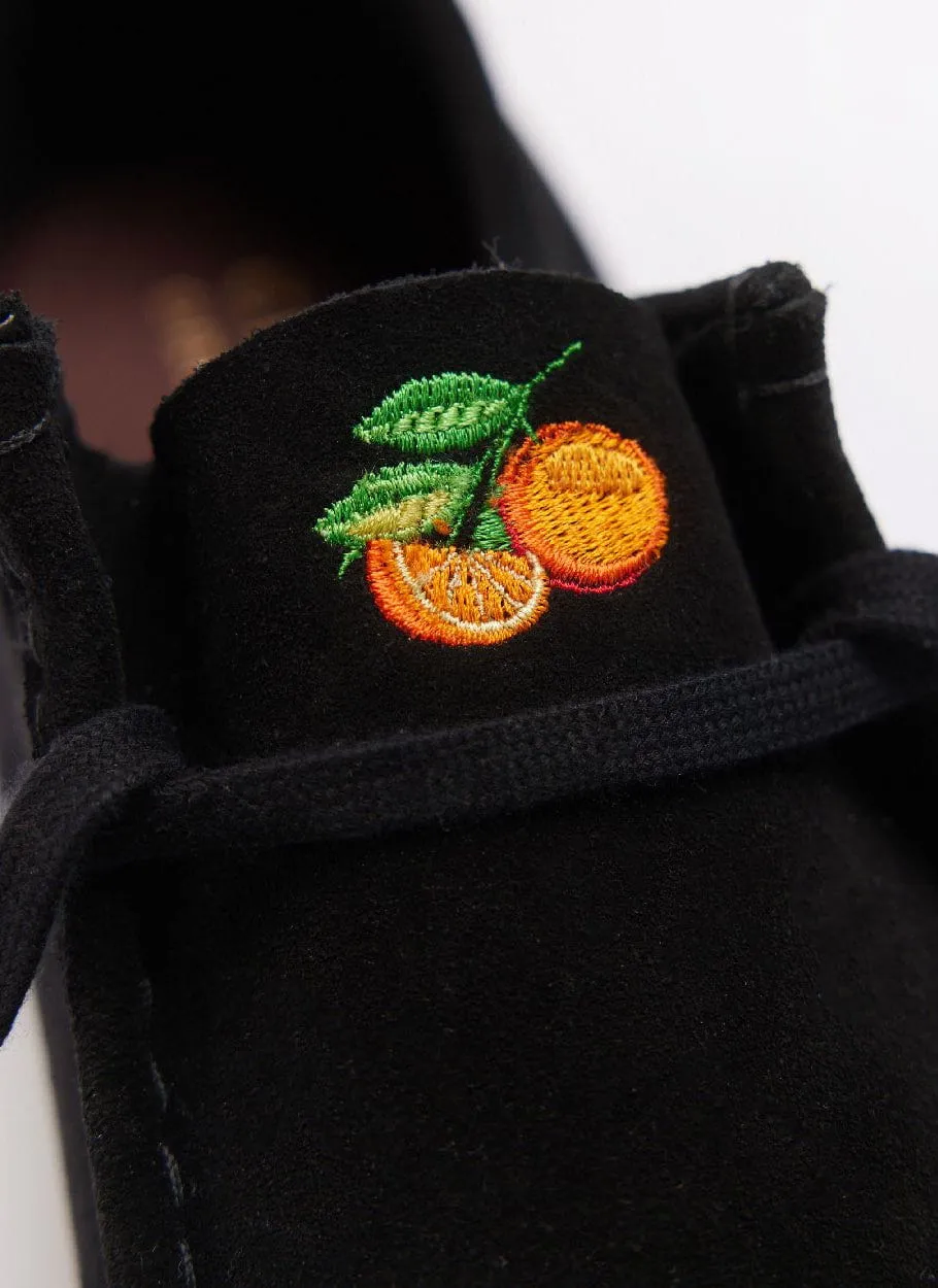 Embroidered Wallabee | Clarks Originals x Percival | Black Suede sold by Percival product image thumbnail 5