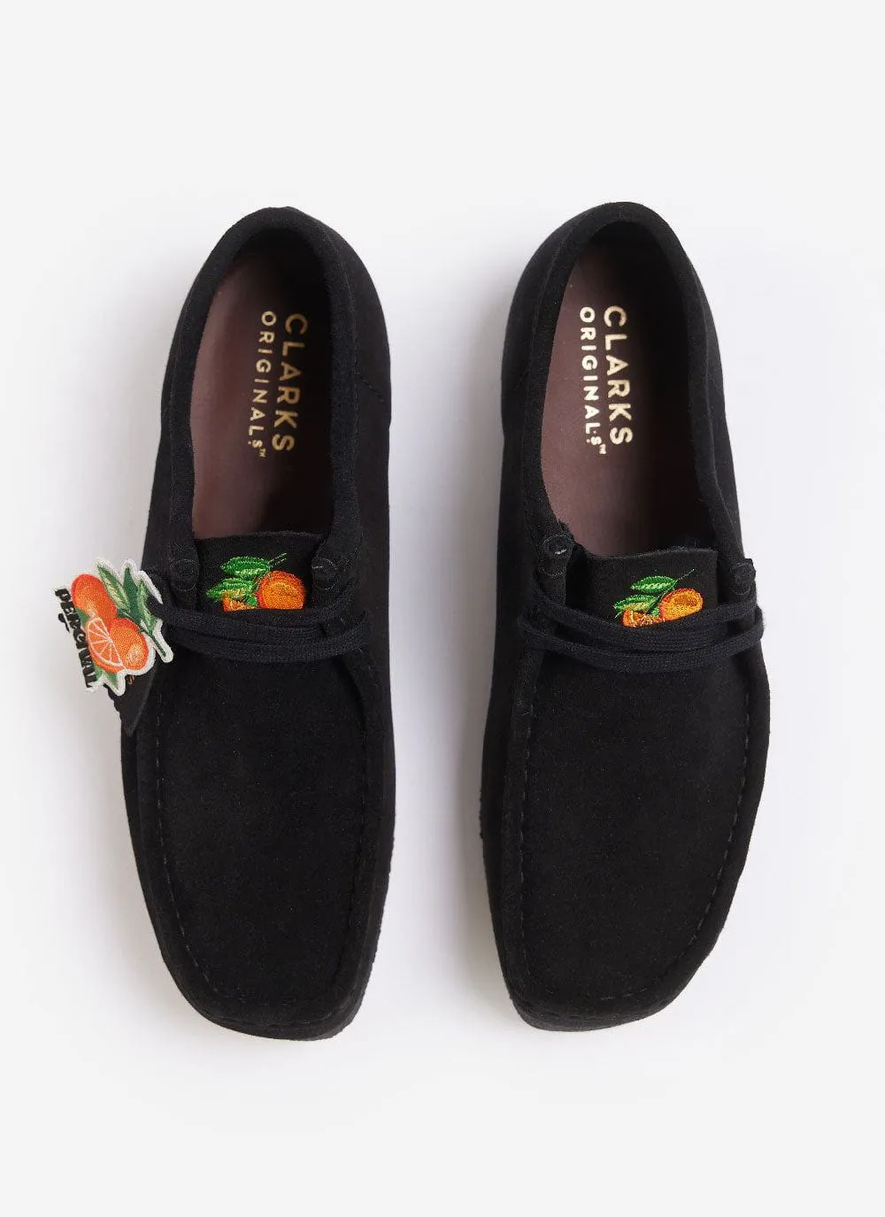 Embroidered Wallabee | Clarks Originals x Percival | Black Suede sold by Percival product image thumbnail 4