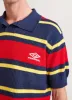 Training Polo | Umbro x Percival | Navy Multi Stripe sold by Percival