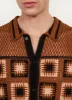 Dusk Deckhand Crochet Shirt | Cotton | Tan sold by Percival