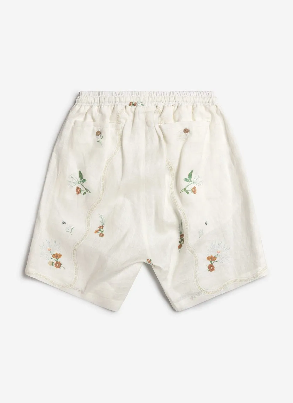 Kowloon Linen Shorts | White sold by Percival product image thumbnail 3
