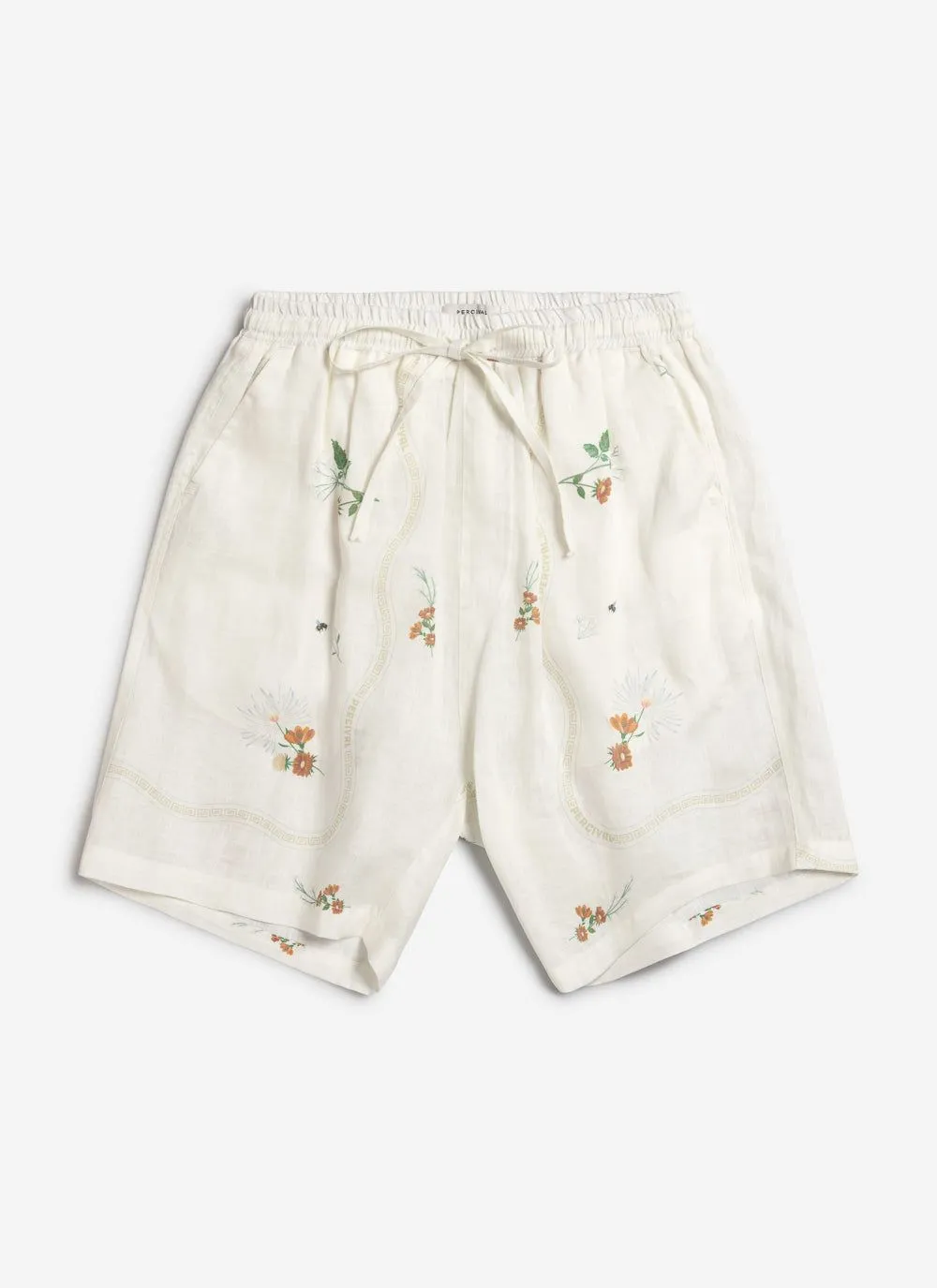 Kowloon Linen Shorts | White sold by Percival product image thumbnail 2